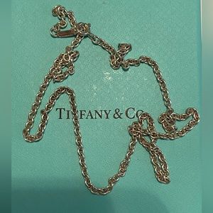 TIFFANY & CO. 18” large link chain.